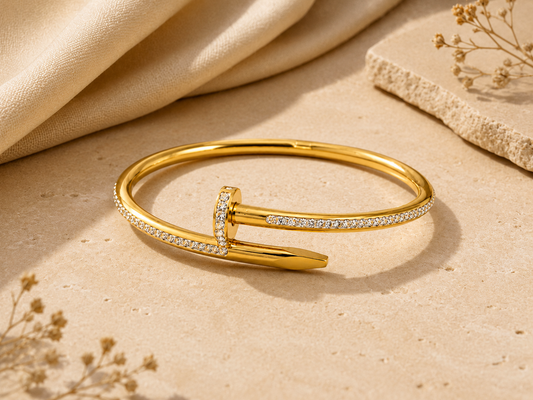 Nail Crystal Bracelet