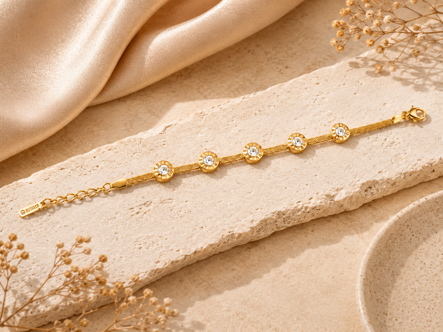 Crystal Charm Bracelet