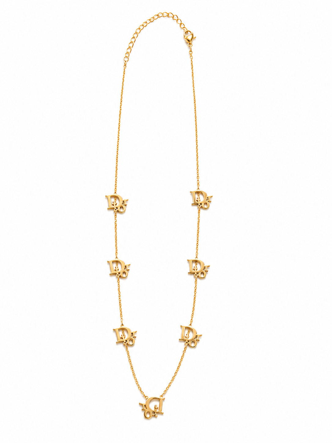 Royal D Charm Necklace