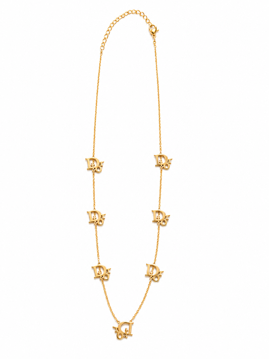 Royal D Charm Necklace