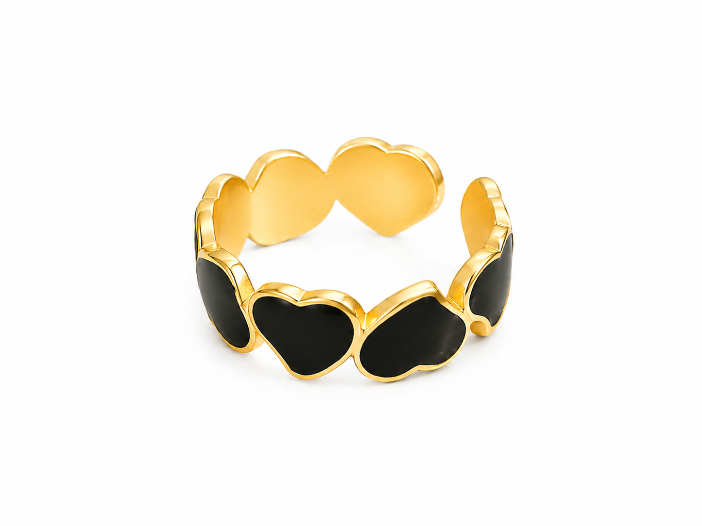 Midnight Heart Ring